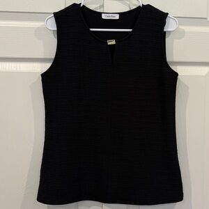 Calvin Klein Navy Blue Sleeveless Top